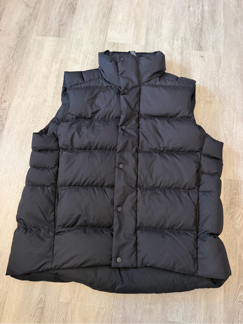 Lululemon Men’s Black Wunder Puff Quilted Puffer Vest Sz Large